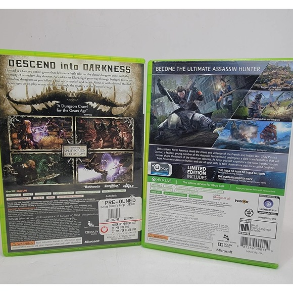 Hunted: The Demon's Forge & Assassins Creed Rogue Microsoft Xbox 360 - Picture 2 of 8
